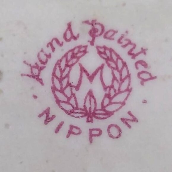 Vintage Nippon Hand Painted Floral Porcelain Square Tray Trinket Dish Japan - Picture 7 of 8